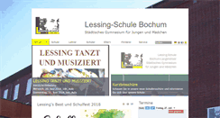 Desktop Screenshot of lessing-schule.de